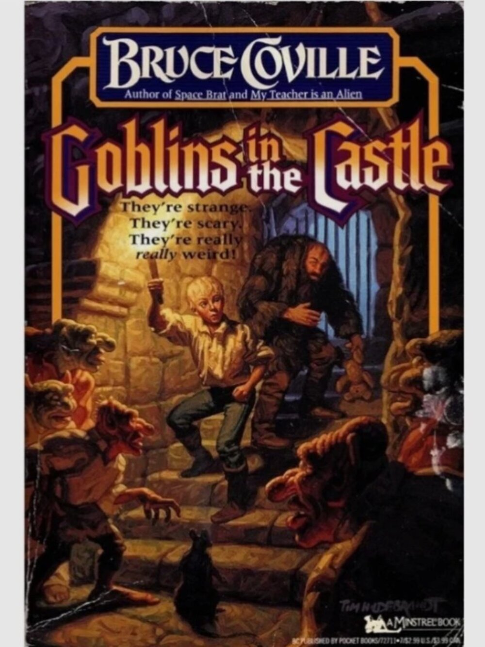 5/$15 Book Goblins in the Castle Bruce Coville Middle Grade Fantasy Magic